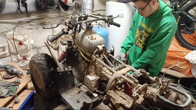 перебираю свой квадрик stels ATV 50 часть первая смотреть онлайн