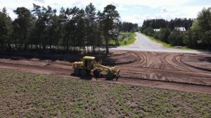 Грейдер в работе