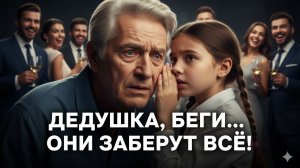 ВНУЧКА СПАСЛА МЕНЯ ОТ СОБСТВЕННЫХ ДЕТЕЙ. ПОКА ОНИ ПИЛИ ЗА МОЕ ЗДОРОВЬЕ, Я ПЕРЕПИСЫВАЛ ЗАВЕЩАНИЕ.