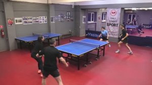 отбор Закзун/Нельсон (1339) - Грязнов/Федосеева (965) настольный теннис Парный турнир 16.11 СПб