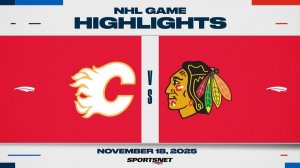 19.11.2025 | ОБЗОР МАТЧА | Чикаго Блэкхоукс - Калгари Флэймз | Highlights