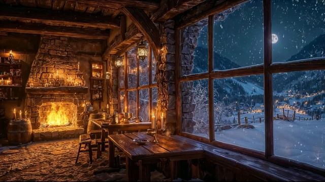 Зима в таверне - Расслабляющая музыка средневековой таверны, фоновая музыка для отдыха