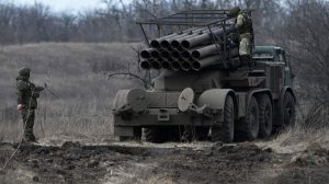 Расчет РСЗО «Ураган» ударил по позициям ВСУ у Малой Токмачки в Запорожской области