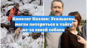 Кинолог Козлов: Усольцевы могли потеряться в тайге из-за своей собаки