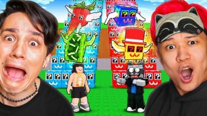 😱ЛЕСТНИЦА из ЛАКИ БЛОКОВ против Holy Baam за $1 до $1000 в Steal a Brainrot!