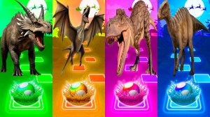 Coffin Dance Динозавры 236 уровень - Мультики про Динозавров | МУЛЬТФИЛЬМЫ ДИНОЗАВРЫ в Tiles Hop