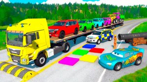 Мультики для детей про машинки. Камазы участвуют в краш тестах. Мультики малышам про большие машинки