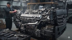 С нуля собрал двигатель Mercedes