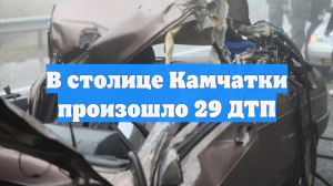 В столице Камчатки произошло 29 ДТП