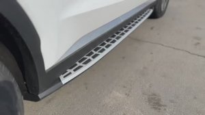 Установка порогов на Hyundai Palisade