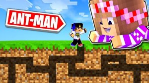 РЕБЕНОК И ДЕВУШКА Как пройти Майнкрафт, но большой или маленький в 1 блок! НУБ И ПРО ВИДЕО MINECRAFT