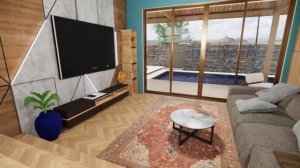 Идеальный коттедж 10x11 м с бассейном! 💦 3 спальни и приватный двор для отдыха