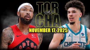 18.11.2025 | ОБЗОР МАТЧА | Торонто Рэпторс - Шарлотт Хорнетс | Highlights