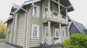 Дом из оцилиндрованного бревна спустя три года. Юнистрой_М