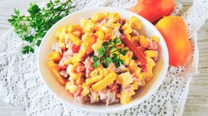 САЛАТЫ С СУХАРИКАМИ 😋👍