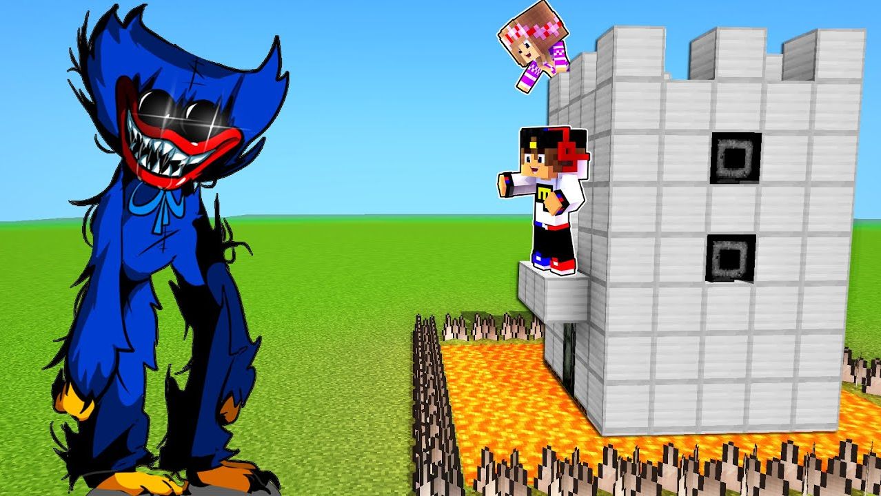 ХАГИ ВАГИ ПРОТИВ ЗАЩИЩЁННЫЙ ДОМ НУБА И ПРО в МАЙНКРАФТ ! ДЕВУШКА ВИДЕО ТРОЛЛИНГ MINECRAFT Евгенбро