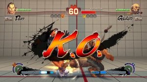 Ultra Street Fighter IV Dan VS Gouken