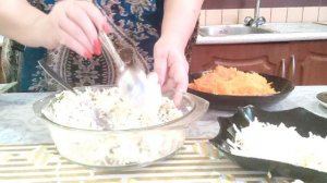 Салат Шапочка деда Мороза.