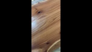 Столешница карагач в прозрачной смоле часть 1