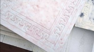 Имитация розового мрамора. Искусственный камень старинными средствами.