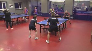 отбор Сергеев/Ланцетова (1153) - Веселов/Гребенкина (843) настольный теннис Парный турнир 16.11 СПб