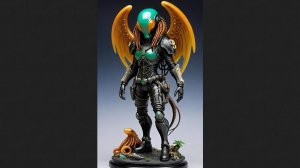 Янтарно-демантоидные фигурки Доктора Мавро 6