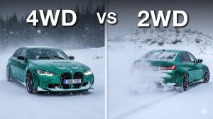 BMW M3 Competition 4WD vs 2WD Winter Test