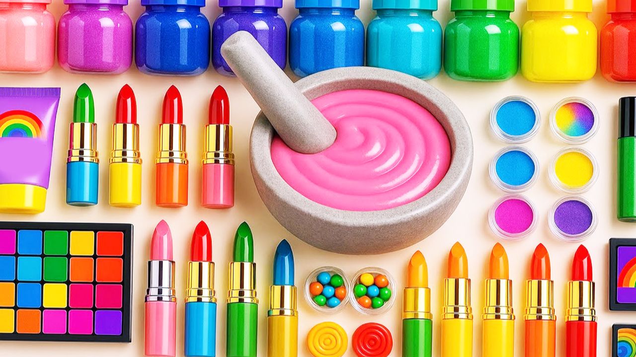 Мультики для детей. Слайм для девочек из радужного облака и блесток Смотреть онлайн мультики малышам