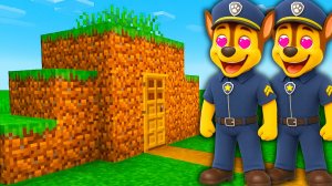 ГОНЩИКИ БЛИЗНЕЦЫ ВЛЮБИЛИСЬ В СКАЙ И Я ПОСТРОИЛ ИМ ДОМ в МАЙНКРАФТ