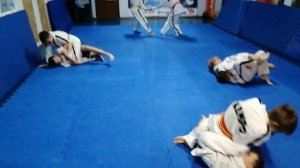 Борьба и канаты. Тренировка Кэмпо Gi