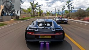 1480HP Bugatti Chiron Goliath Race - Forza Horizon 5 Steering Wheel Gameplay