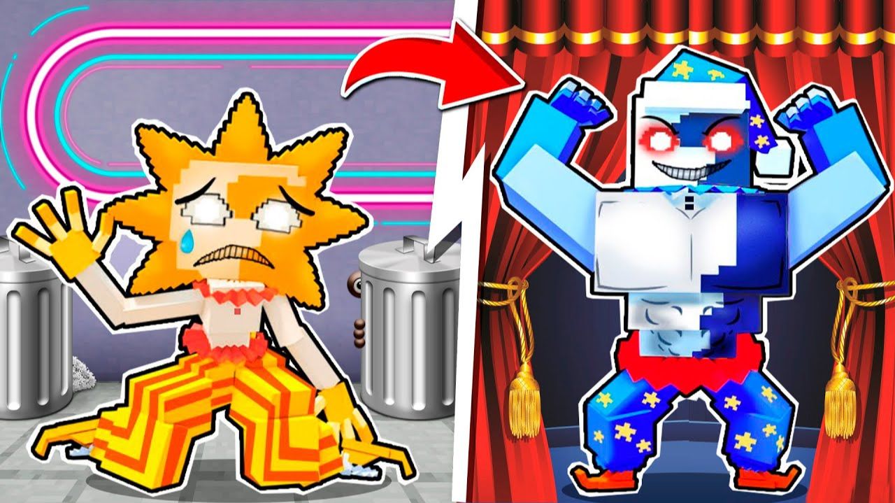 Я ПОЧИНИЛ и ПРИРУЧИЛ АНИМАТРОНИКА СОЛНЦЕ И ЛУНА в МАЙНКРАФТ ВИДЕО ТРОЛЛИНГ MINECRAFT Евгенбро смотреть онлайн