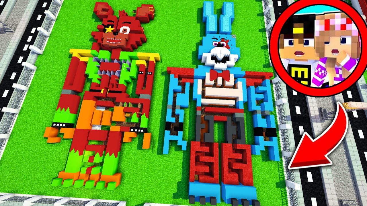 ЛАБИРИНТ АНИМАТРОНИК БОННИ ПРОТИВ ЛАБИРИНТ ФОКСИ в МАЙНКРАФТ НУБ ВИДЕО ТРОЛЛИНГ MINECRAFT Евгенбро смотреть онлайн