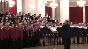 Выступление сводного хора лауреатов конкурса Поющая Россия 2011