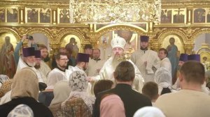 Освящение престола храма святителя Феодора Ростовского в «Лугометрии»