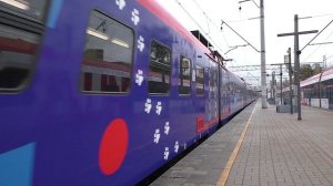 Электропоезд ЭП2Д-0285 (ЦППК) скоростной приг. поезд "РЭКС-экспресс" № 7125 Раменское — Москва.