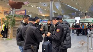 В российских аэропортах начали работу первые 12 пунктов миграционного контроля