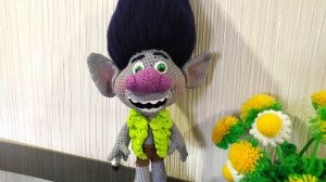 Тролль Цветан из _Тролли - мировой тур_, ч.4. Troll Tsvetan from _Trolls - World Tour_, р.4. Вязать.