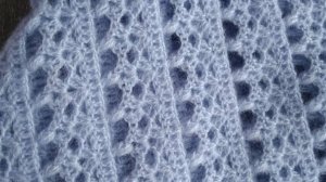 МК Узор для шали крючком
