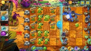 Plants vs. Zombies 2: Jurassic Marsh Day 5 - Primal Wall-nut and Jurassic Imp