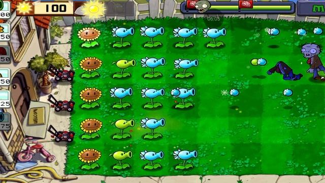 Plants vs zombies прохождение #17