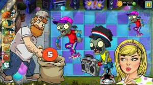 Plants vs Zombies-2 Day 5 Neon Mix tape Tour Танцующие Зомби