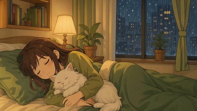 Эмбиент для сна и релаксации 🌧️ Мягкий дождь и уют| 5 часов