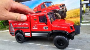Машинка МАЗ 6440 RR гоночный грузовик. Про машинки
