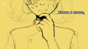 kizuna Akari & Gakugo /Trust fall! (ghost and pals) новая песенка с рус. субтитрами жалко (аниматик)