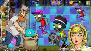 Plants vs Zombies-2 Day 4 Neon Mix tape Tour Танцующие Зомби