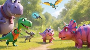 Дино-Друзья и Таинственная Гора Эхо. Мультик про динозавров. Мультик для детей