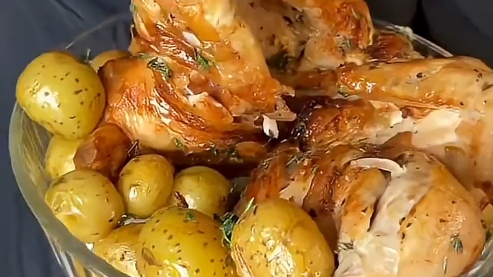 Лучшая КУРОЧКА за 40 минут...🍗🍠😋 Рецепт ⤵️