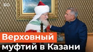 Муфтий Таджуддин рассказал на арабском о принятии ислама Волжской Булгарией