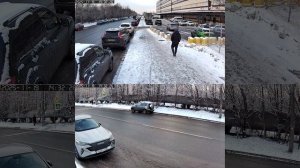 Пример записи Поворотная камера WIFI IP 2x1080P Ps-Link PS-WPT10X20HD c 2 камерами и защитой IP66